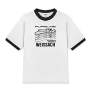 Áo Thun Ringer Relaxed Fit Porsche Weissach Map T-Shirt