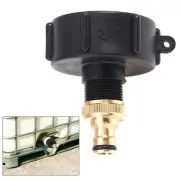 IBC Tank Connector 3/4 Threaded Connector Plastic+Brass S60X6 Threaded Cap