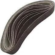 Sanding Belts 10Pcs 30 * 533Mm Sanding Belt Grit 40-600 Sander Grinder Belt for Drill Accessories Grinding Polishing Power Tool