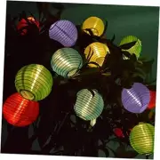 Solar Lantern String Lights Waterproof Outdoor Indoor Solar Colorful Lantern