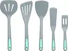 To encounter 5 Pieces Silicone Spatula Set, Non-Stick Silicone Turner Spatulas,