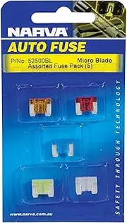 Narva Micro Blade Fuse, Assortment (Pack of 5)