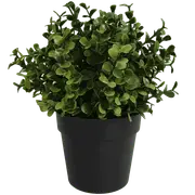 Small Potted Artificial Buxus Plant UV Resistant 20cm