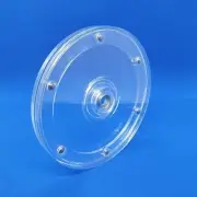 Lazy Susan Transparent Plastic Display Turntable with Ball Bearings