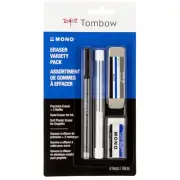 Tombow MONO Eraser Variety Pack-For Ink & Pencil 5A00232M-1G653