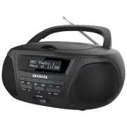 AIWA C Battery CD/DAB/FM/Bluetooth/USB BoomBox Black