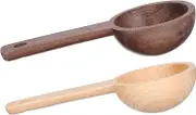 NAMOARLY Elegant Wooden Measuring Spoon Set for Coffee Tea Spices Sturdy Easy to Cle
