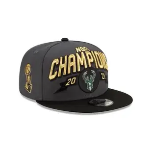 NEW ERA 9FIFTY 950 NBA 2021 總冠軍帽 公鹿隊 公鹿 冠軍 冠軍帽 鴨舌帽 限量款【TCC】