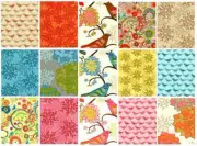 RARE OOP - NEST - 15 fat quarters By Valori Wells, Cotton quilting fabric