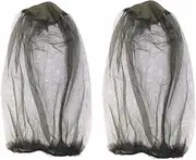 HONBAY 2pcs Anti-Mosquito Bee Bug Insect Head Net Mesh Protective Cover Mask Face Protection Hoods