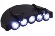 5 LED Cap/ Hat Light Headlight Lamp Batteries included
