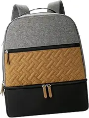 koolsoo Baby Essentials Bag Backpack Travel Backpack Multifunctional Water Resistant for Mom Nappy Changing Bag Nursing Backpack, Multicolor A
