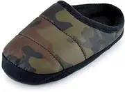 [Undercover] Kids Army Camo Puffer Mule House Slippers