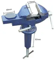Vise Universal Rotate 360 Work Bench Clamps-on Vise Table Rotating Table Vise