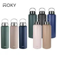 在飛比找鮮拾優惠-【WOKY 沃廚】 提手輕芯鈦瓷易潔層保溫瓶800ml+12