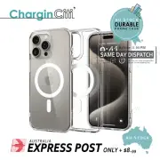 iPhone Magsafe 16 15 14 13 12 11 Pro Max Case Clear Magnetic Shockproof Cover