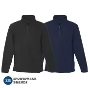 Mens Jumper Fleece Pullover 1/2 Zip Size S M L XL 2XL 3XL 5XL Casual Work F10510