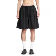 [ANCELLM] ANCELLM MAN BLACK SHORTS & SKIRTS Black