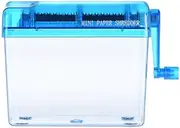 Lyaciomn Mini Manual Shredder Portable Hand Shredder Paper Cutting Machine Straight Cutter Office and Teaching Supplies