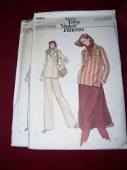 UNCIRCULATED VOGUE #9883 - LADIES PULLOVER TOP - PANTS & SKIRT PATTERN 10-12 FF