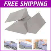 Positioning Pillows: 3-Piece Wedge Set for Elevated Comfort & Back Support