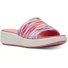 Cloudsteppers by Clarks Womens Multi Slide Sandals 8.5 Wide (C,D,W) BHFO 1957