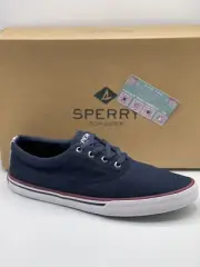 SPERRY TOP-SIDER STRIPER II CVO CANVAS NAVY SNEAKER [STS22964] (SIZE 10.5)