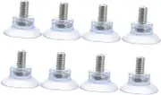 Homoyoyo 8pcs Transparent PVC Anti-Collision Cups Pads for Home Decor Organization and Holiday Projects Strong Reusable Design Fits Smooth