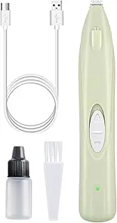 Paw Trimmer for Dogs - Rechargeable Hair Shaver - Rechargeable Low Noise Hair Shaver for Daily Home Ears Eyes Rump
