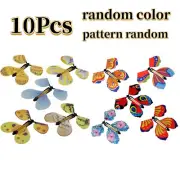 Magic Wind Up Flying Butterfly Surprise-Box For Birthday Greeting Card Gifts 10X