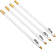 LOLIPPYY 4pcs Set White Eyebrow Pencil Set with Built in Sharpener for Men Women Brow Filler Eyeliner for Hair Detailing Beard Shaping and Makeup Precision