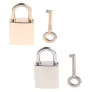 Mini Square Lock Metal Keyed Padlocks Vintage for Wish Lock Padlock