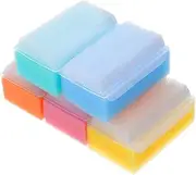 Baby Scalp Care Bath Brush 5pcs Soft Massager Brush Early Education Tactile Training Bath Sponge Scrubbers Sensory Toys Exfoliating Tools Vibrant Colors