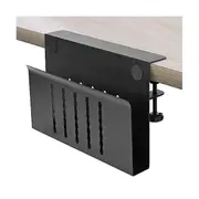 Desk Side Storage,Hanging Desk Storage,Under Desk Storage,Laptop Stand,Tablet Storage,Made Of Steel Black