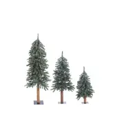Vickerman 2' 3' 4' Natural Bark Alpine Tree Set - B907305