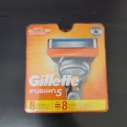 Gillette Fusion 5 Double Edge Blade Cartridge for Men - Pack of 8