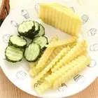 Home French Fries Chip Potato Cutter Vegetable Chopper Slice Kitchen Tool SG