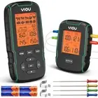 Wireless Meat Thermometer for Cooking, Digital Meat Thermometer with 4 Probes...