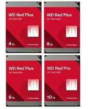 Western Digital WD RED PLUS 4TB 6TB 8TB 10TB 12TB 2TB NAS Hard Drive 3.5" SATA