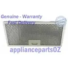 398 X 181MM ALUMINIUM GREASE FILTER. SMEG RANGEHOOD Genuine PUM90X