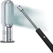 Candle Lighter, Upgraded USB Electric Lighter, Rechargeable Arc Lighter with LED Display, 360o Flexible Neck Flameless Lighters for Camping Cooking