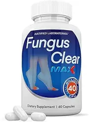 Fungus Clear Max Pills 40 Billion CFU Probiotic Supports Strong Healthy Natural Clear Nails 60 Capsules