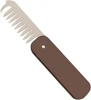 Folding Pocket Comb – Travel Hair Comb, Portable Folding Comb | Fine Tooth & Wide Tooth Comb, 2-in-1 Anti-Static Comb for Women, Compact Hair Comb for Everyday Grooming, Styling, Detangling