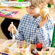 50 Pcs Kids Bento Box Accessories Including Food Picks Mini Macaron Candy