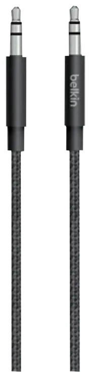 Belkin 3.5mm Aux Premium Braided Cable (Black)