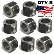8 - Steel Universal Weld On Bar Clamp 1-1/2" Roll Cage Fabrication Mount 4 Bolt