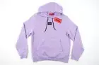 HUGO BOSS DARATSCHI214 LAVENDER PURPLE LARGE PATCH HOODIE SWEATER MENS NEW