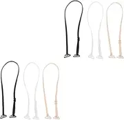 [SAFIGLE] 2sets Bra Strap for Women Easy to Add/remove Non-slip Bra Shoulder Straps Replacement Holder for Regular 5pairs*2