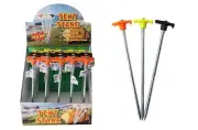 Diamond Visions 01-1057 Metal Tent Stake MultiPack in Assorted Color Tops -...
