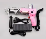 High Speed Electric Carpet Tufting Gun Cut Loop Pile Carpet Flocking Machines